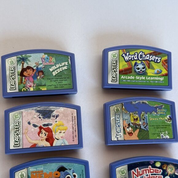 Lot of 8 Leap Frog Leapster Learning Game Cartridge - Untested - Picture 2 of 6